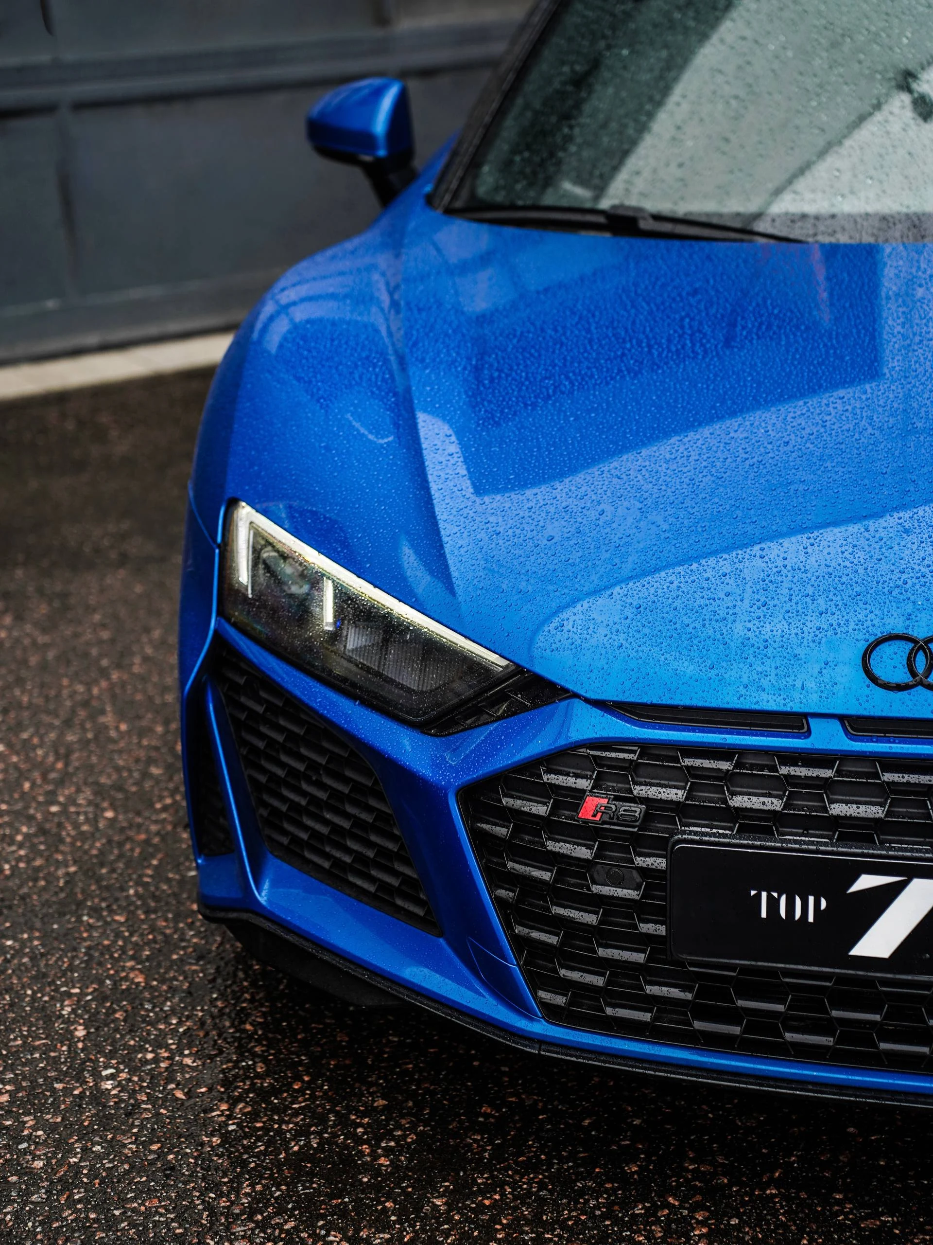 Audi R8 после диагностики и работ с теплозащитой выхлопной системы